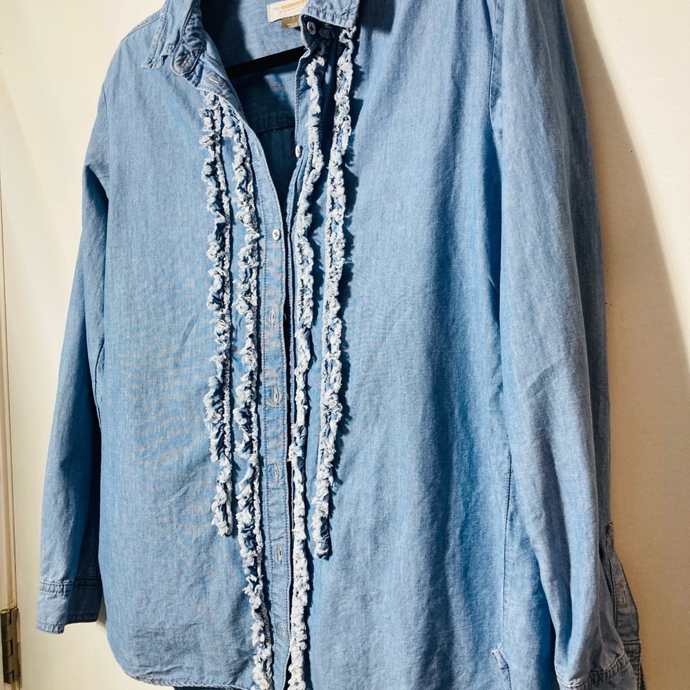 ANTHRO DENIM SHIRT - Picture 8 of 9